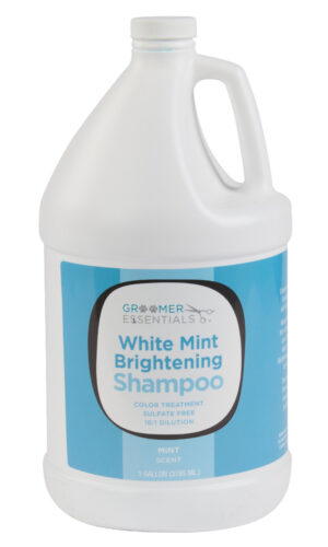 Groomer Essentials White Mint Brightening Shampoo Gallon